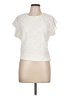 Assorted Brands Ivory Short Sleeve Blouse Size L - photo 1