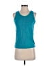 Assorted Brands 100% Cotton Teal Tank Top Size S - photo 1