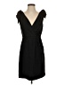 Ann Taylor LOFT 100% Polyester Solid Black Cocktail Dress Size 0 - photo 1