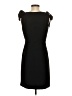 Ann Taylor LOFT 100% Polyester Solid Black Cocktail Dress Size 0 - photo 2