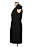 Ann Taylor LOFT 100% Polyester Solid Black Cocktail Dress Size 0 - photo 5