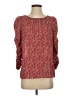Max Studio 100% Polyester Red 3/4 Sleeve Blouse Size XS - photo 1