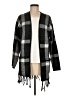 Adrienne Vittadini Plaid Gray Cardigan Size M - photo 1