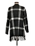 Adrienne Vittadini Plaid Gray Cardigan Size M - photo 2