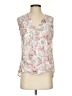 Greathe 100% Polyester Floral Pink Sleeveless Blouse Size 4 - photo 1