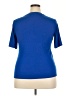 Simply Vera Vera Wang Blue Short Sleeve Top Size XXL - photo 2