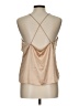 Harlyn 100% Polyester Tan Sleeveless Blouse Size L - photo 2