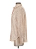 J.Crew Collection 100% Polyester Metallic Gold Long Sleeve Blouse Size 0 - photo 5