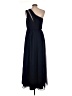 Alfred Angelo 100% Polyester Solid Blue Cocktail Dress Size UK 14 / US 10 - photo 2