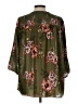 Torrid 100% Polyester Green 3/4 Sleeve Blouse Size Lg Plus (0) - photo 2