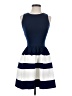 Necessary Objects Stripes Blue Casual Dress Size XS - photo 1