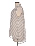 Olive and Oak 100% Polyester Stripes Gray Sleeveless Blouse Size L - photo 5