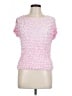 Current Mood 100% Polyester Pink Short Sleeve Top One size - photo 1