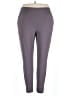 MPG Solid Gray Active Pants Size 1X - photo 1