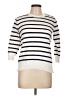 Shade Stripes White Pullover Sweater Size L - photo 1