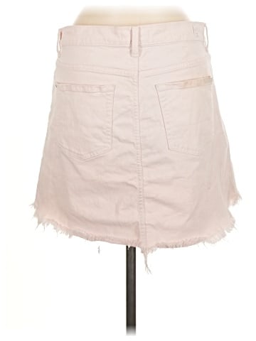 7 For All Mankind Denim Skirt (view 2)