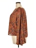 Jessica Simpson 100% Polyester Graphic Orange 3/4 Sleeve Blouse Size 2X - photo 5