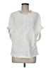 Zara Ivory Short Sleeve Blouse Size M - photo 1
