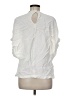 Zara Ivory Short Sleeve Blouse Size M - photo 2