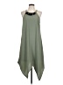 Sequin Hearts Solid Green Casual Dress Size L - photo 1