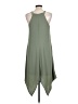 Sequin Hearts Solid Green Casual Dress Size L - photo 2