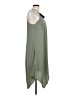 Sequin Hearts Solid Green Casual Dress Size L - photo 4