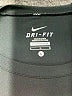 Nike 100% Polyester Black Active T-Shirt Size L - photo 7