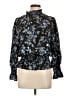 Meraki 100% Polyester Black Long Sleeve Blouse Size L - photo 1