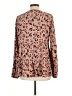 BeachLunchLounge 100% Viscose Brown Long Sleeve Blouse Size L - photo 2
