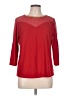 Assorted Brands Red 3/4 Sleeve Top Size L - photo 1
