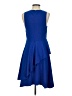 Halston Heritage Color Block Blue Cocktail Dress Size 2 - photo 2