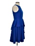 Halston Heritage Color Block Blue Cocktail Dress Size 2 - photo 4