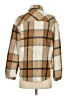 Unbranded Plaid Brown Jacket Size S - photo 2
