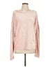 We the Free Metallic Pink Pullover Sweater Size L - photo 1
