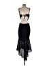 Saints + Secrets Stars Black Cocktail Dress Size M - photo 2