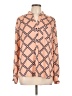 Fun2Fun 100% Polyester Orange Long Sleeve Blouse Size L - photo 1