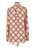 Fun2Fun 100% Polyester Orange Long Sleeve Blouse Size L - photo 2