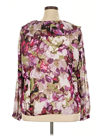 Evan Picone Long Sleeve Blouse (view 2)