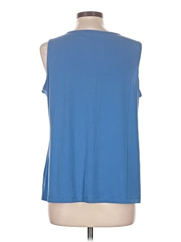 Susan Graver Sleeveless T-Shirt (view 2)