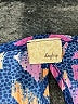 Daytrip 100% Polyester Print Blue Cocktail Dress Size S - photo 7