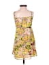 Walking on Sunshine 100% Polyester Floral Yellow Cocktail Dress Size S - photo 2