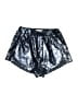 by the way. 100% Polyester Metallic Silver Shorts Size XXS - photo 1