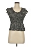 Japna 100% Rayon Black Short Sleeve Top Size XS - photo 1