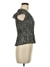 Japna 100% Rayon Black Short Sleeve Top Size XS - photo 4