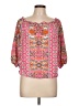Shein Pink 3/4 Sleeve Blouse Size L - photo 1