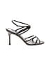 Manolo Blahnik Gray Black Sandals Size EU 37 1/2 - photo 1