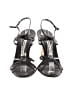 Manolo Blahnik Gray Black Sandals Size EU 37 1/2 - photo 2