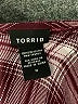 Torrid 100% Polyester Plaid Burgundy Casual Dress Size Lg Plus (0) - photo 7