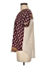 One World Burgundy Short Sleeve Blouse Size M - photo 5
