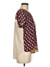 One World Burgundy Short Sleeve Blouse Size M - photo 4